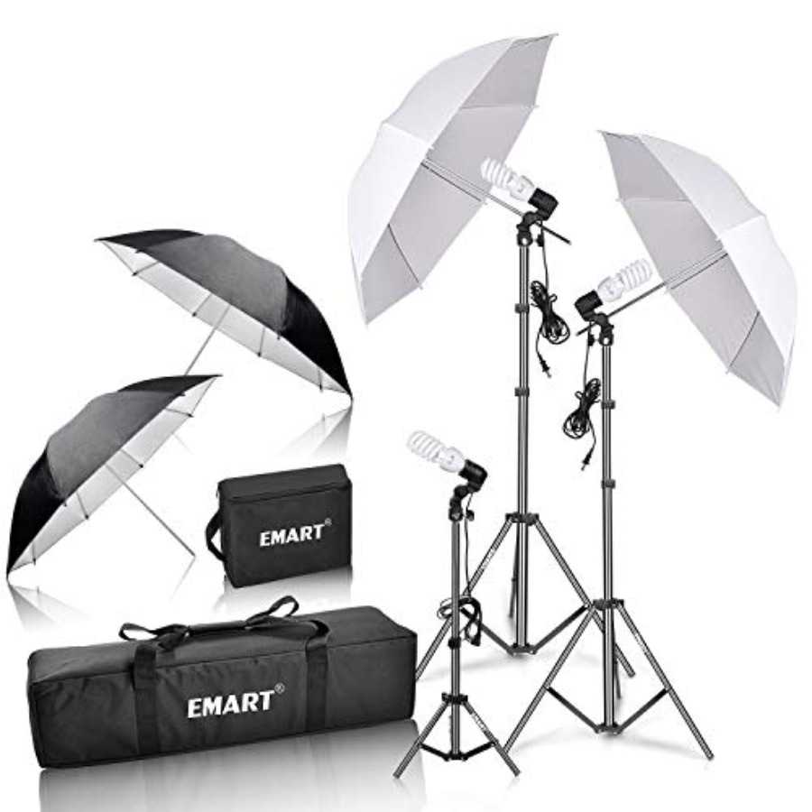 Photography Lighting Umbrella - Umbrella Photography Lighting Kit 200/700W Bulbs