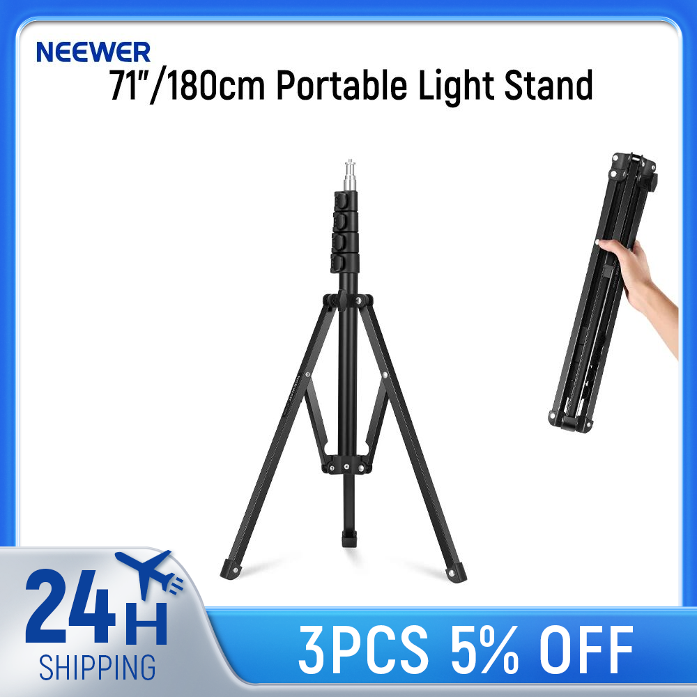 Photography Video Lighting Kit With Adjustable Tripod Stand - NEEWER 71