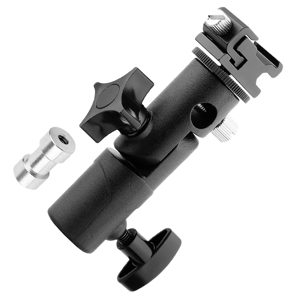 Photography Lighting Position - Adjustable Flash Light Stand Adapter Bracket