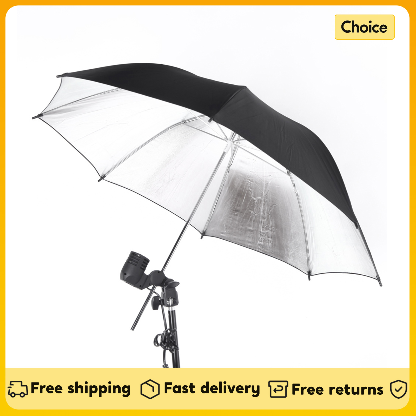 Photography Lighting Umbrella - 83cm/ 33inch Studio Reflector Umbrella Studio