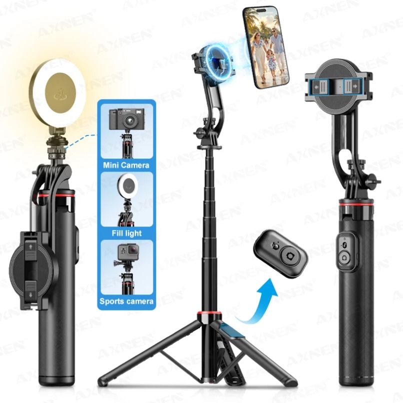 Extendable Selfie Stick Tripod – обзор и цена Photography Video Lighting Kit With Adjustable Tripod Stand