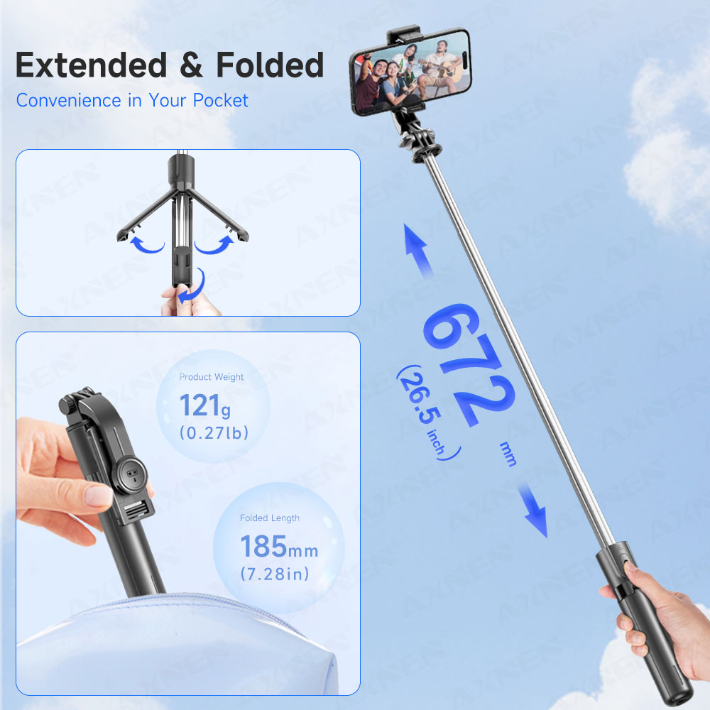 Selfie Stick Tripod with Detac – обзор и цена Photography Video Lighting Kit With Adjustable Tripod Stand