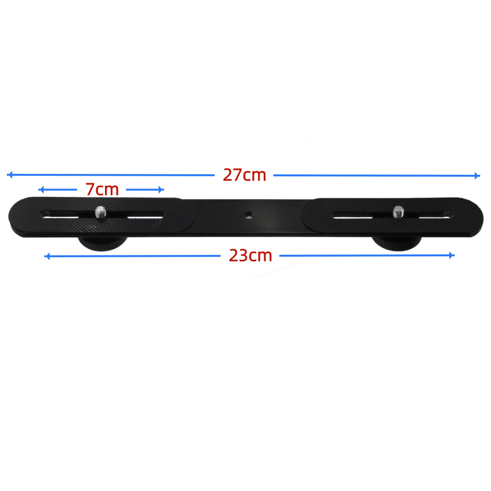 1/4'' Dual Flash Bracket Mount – обзор и цена Photography Video Lighting Kit With Adjustable Tripod Stand