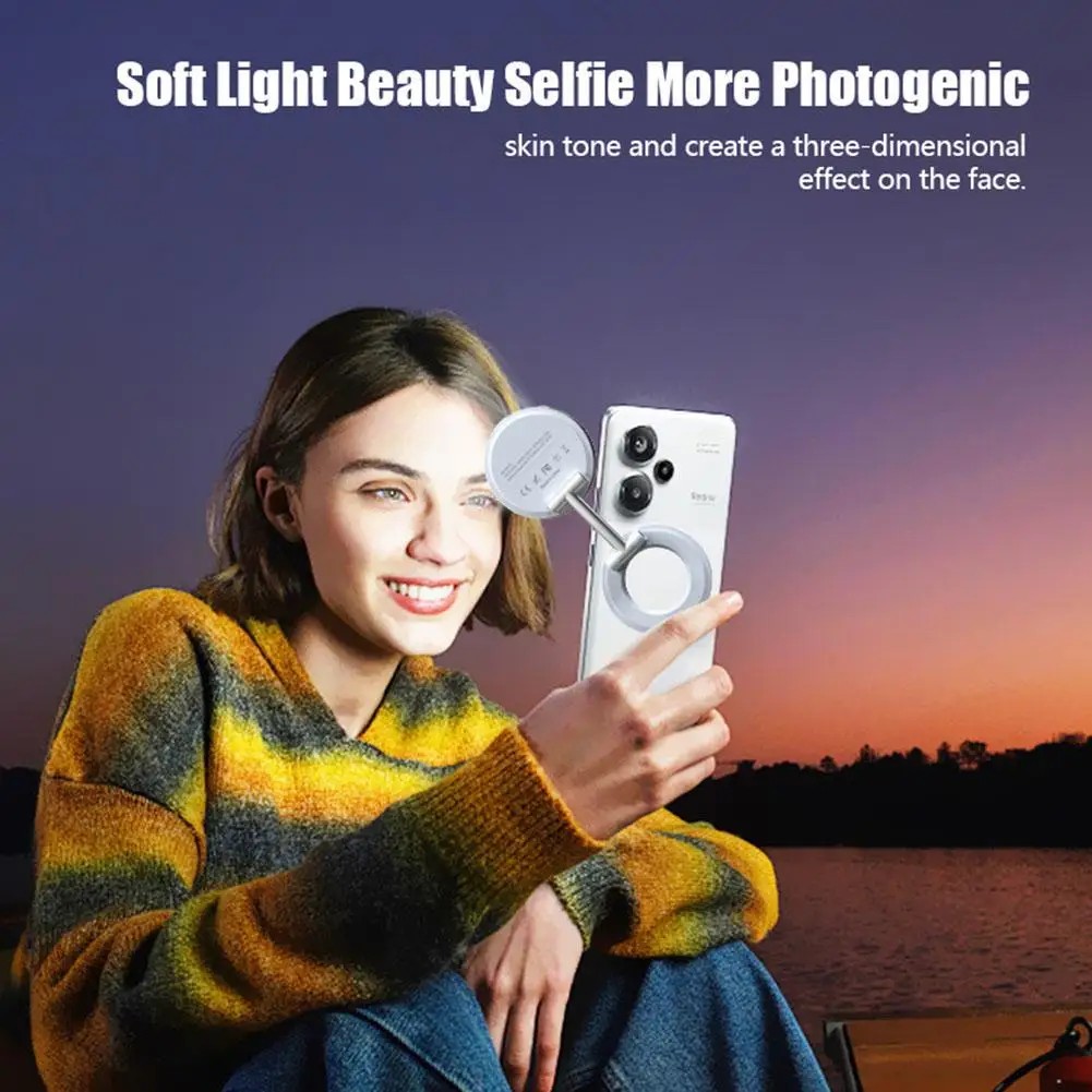 2in1 Foldable Magnetic Phone H – обзор и цена Makeup Photography Lighting