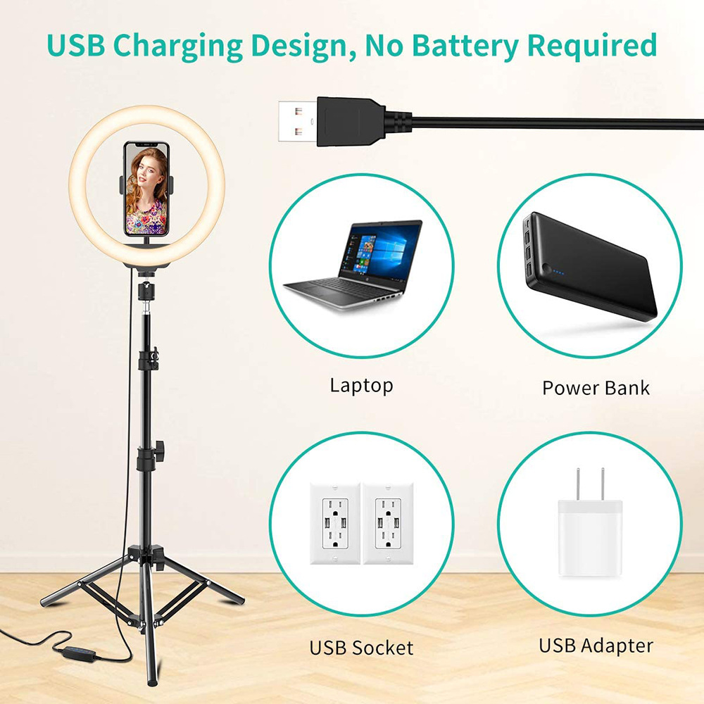 Phone Live Ring Light 10 Inch  – обзор и цена Photography Lighting Mount