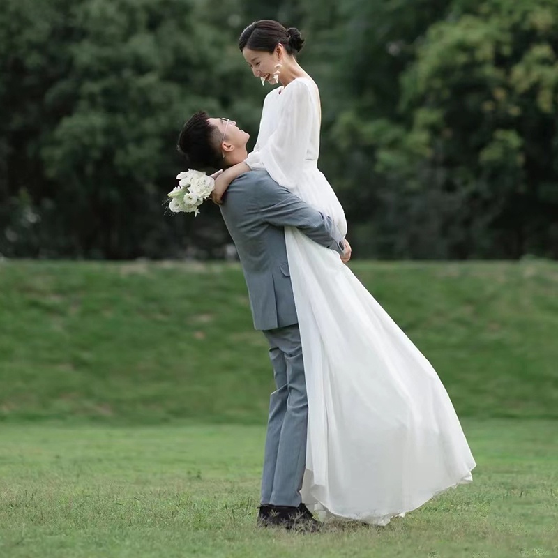 Light Wedding Dress Simple Ele – обзор и цена Vintage Photography Lighting