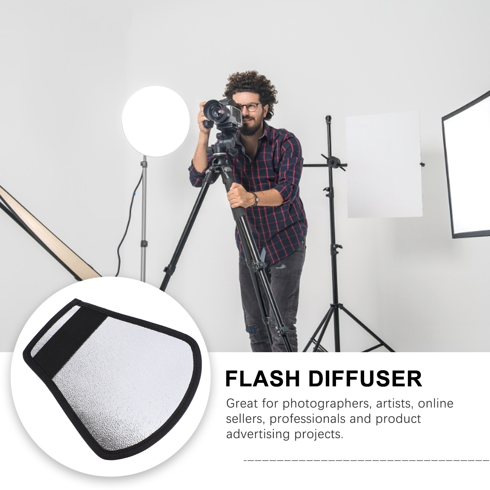 4Pcs Studio Grade Flash Reflec – обзор и цена Photography Lighting Flash