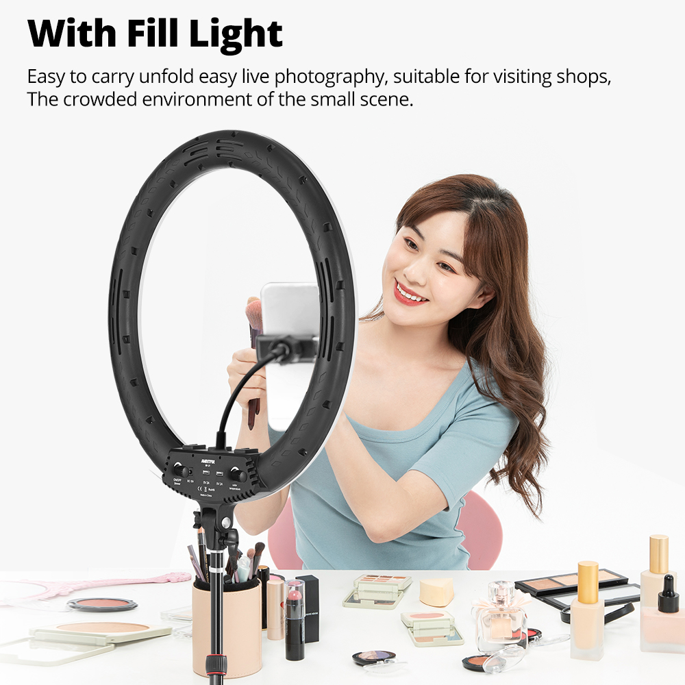 Ambitful GM220 Photographic Li – обзор и цена Photography Video Lighting Kit With Adjustable Tripod Stand