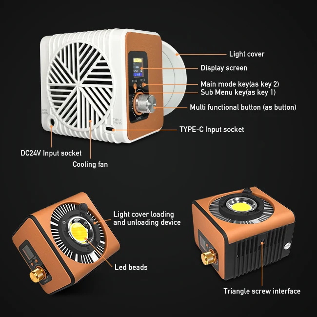YIDOBLO ZE-150BI COB Video Lig – обзор и цена Photography Lighting App