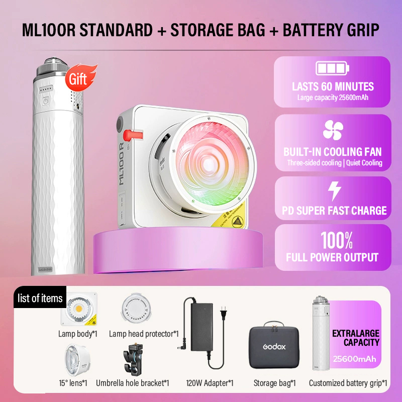 Godox ML100Bi/ML100R Bi-Color  – обзор и цена Photography Lighting App