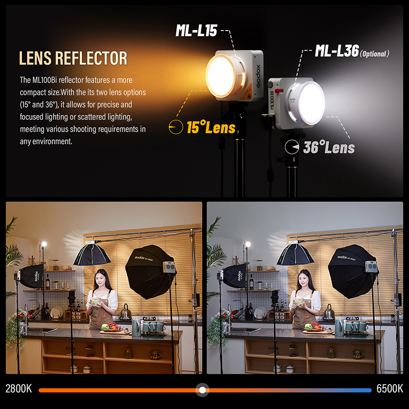 Godox ML100Bi/ML100R Bi-Color  – обзор и цена Photography Lighting App