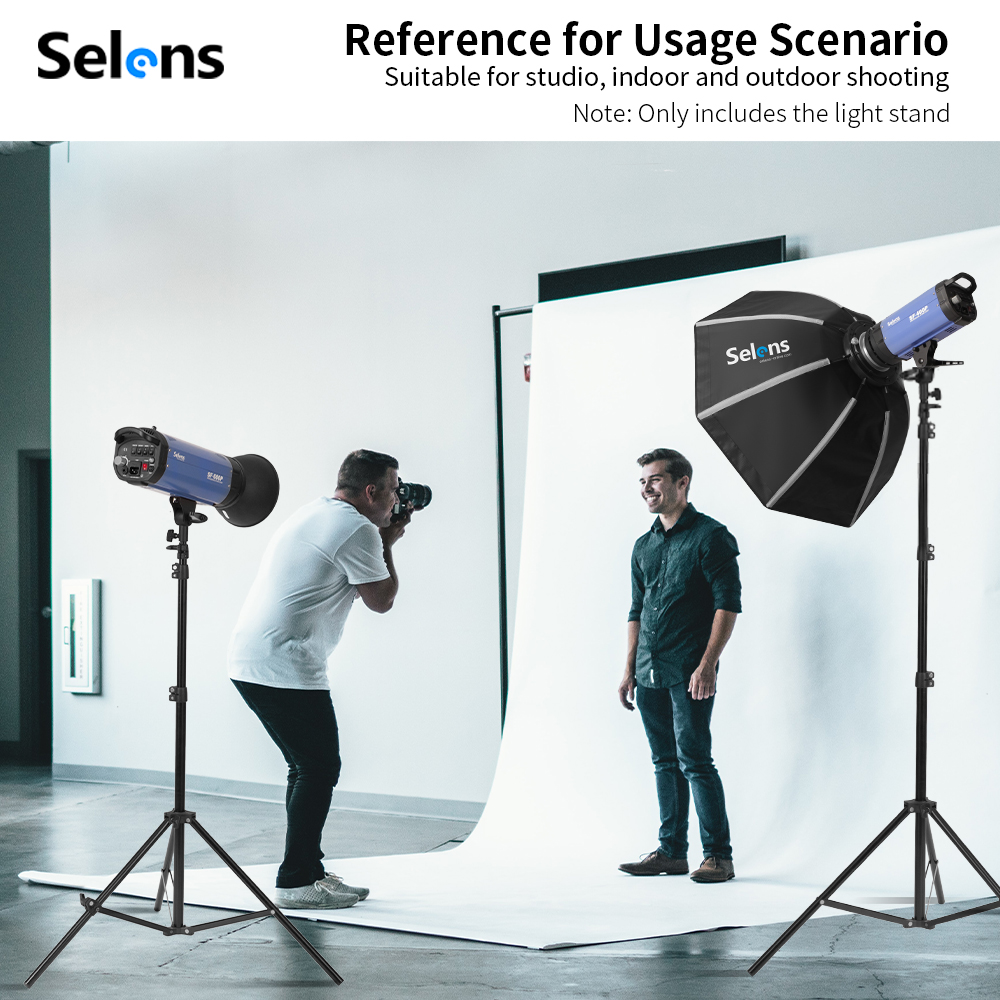 Selens 2.2~3.95M Light Stand w – обзор и цена Photography Lighting Mount