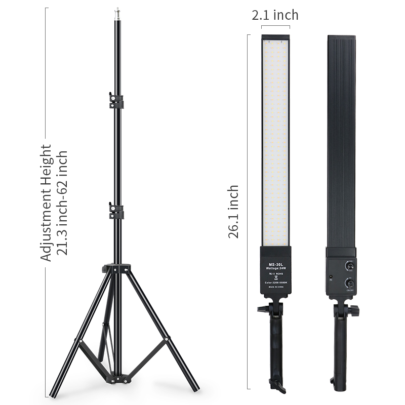 40CM LED Light Photography Stu – обзор и цена Photography Video Lighting Kit With Adjustable Tripod Stand