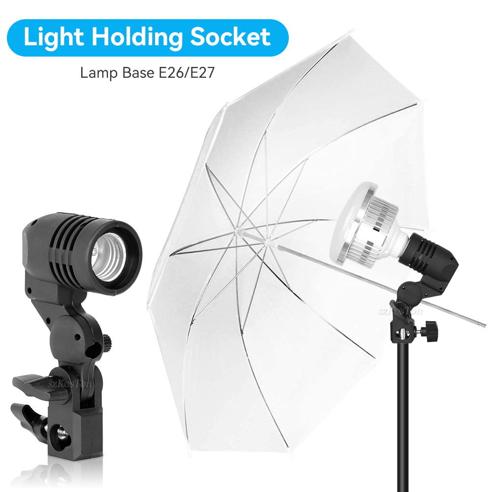 2PCS/1PC E27 Single Head Bulb  – обзор и цена Photography Lighting Umbrella