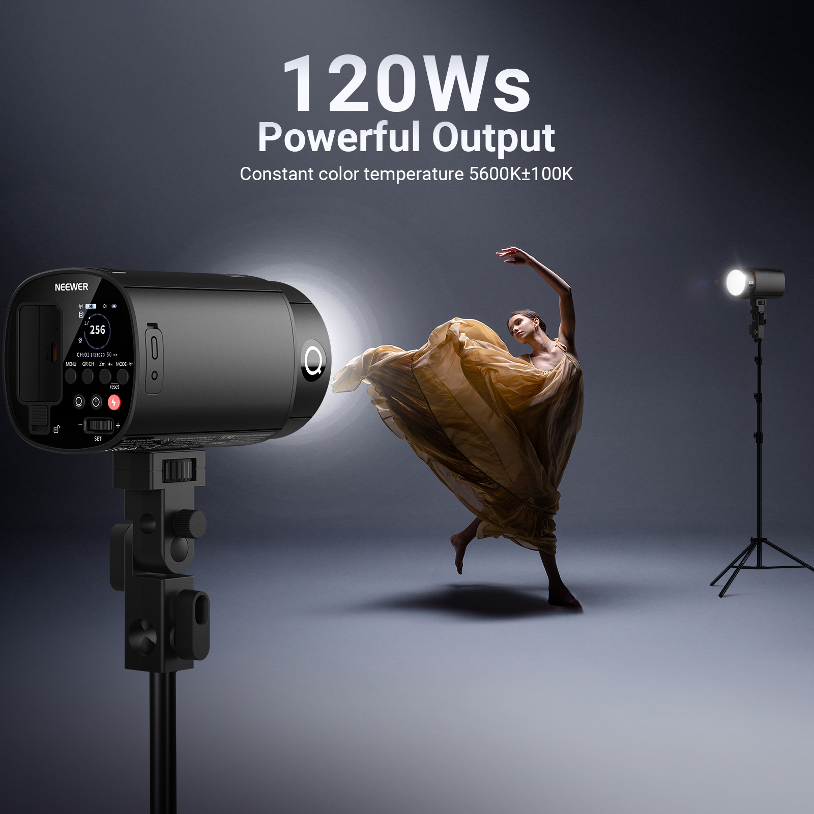 NEEWER 120Ws 2.4G TTL Outdoor  – обзор и цена Portable Strobe Monolight