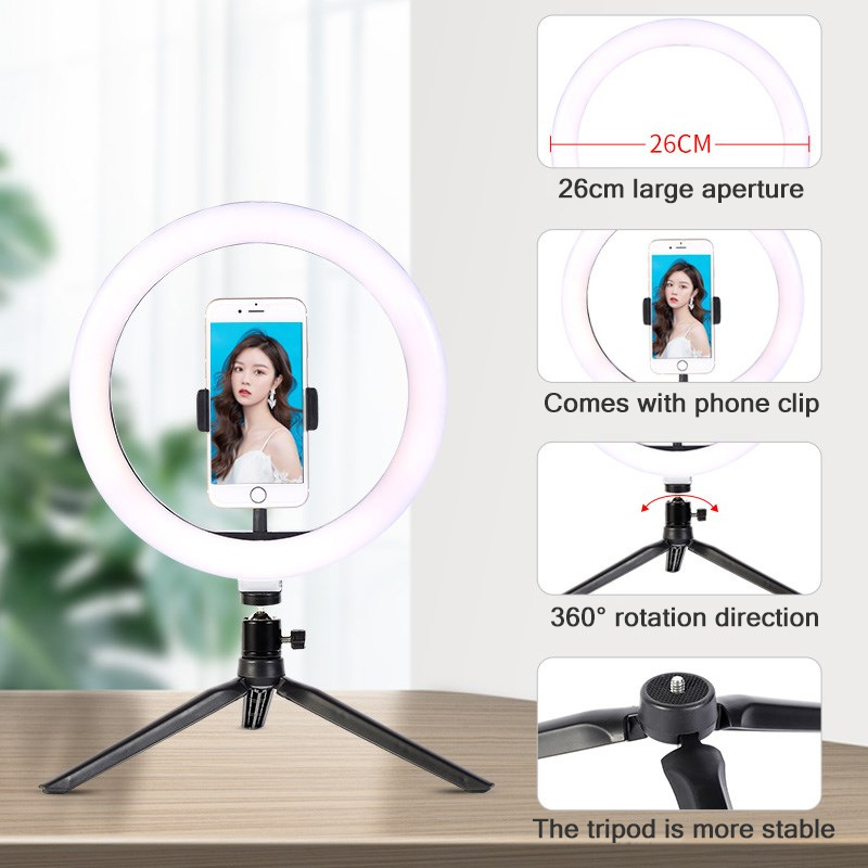 26cm 10 inch Led Ring Selfie L – обзор и цена Makeup Photography Lighting