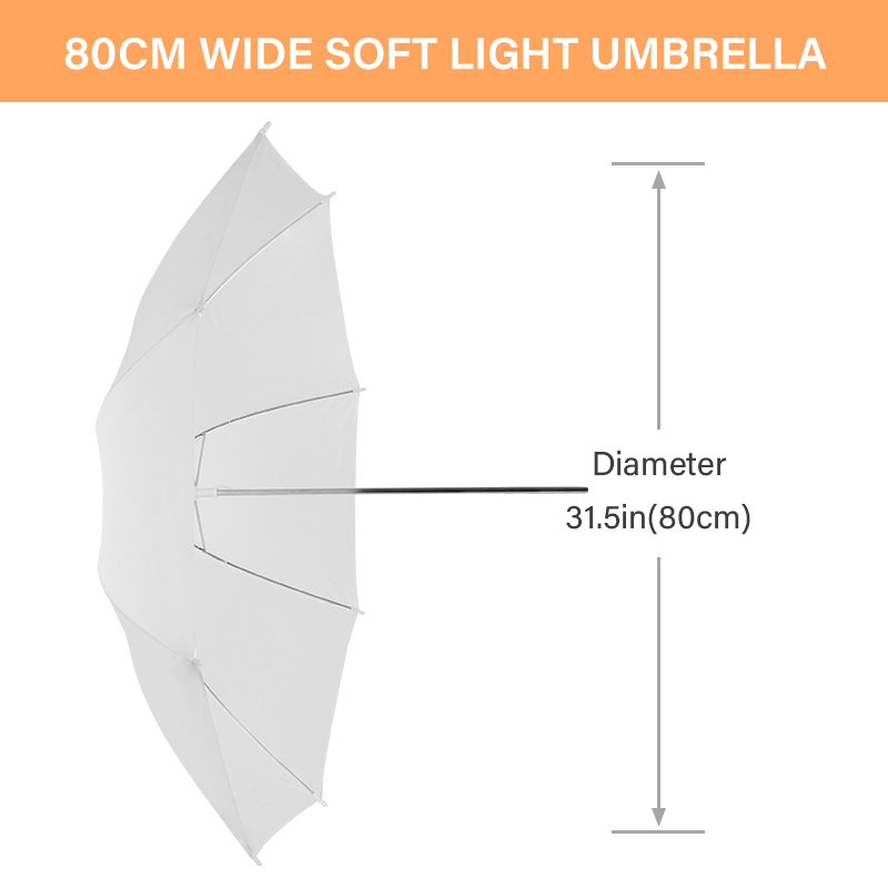 76 * 80cm X4 Transparent White – обзор и цена Photography Lighting Umbrella