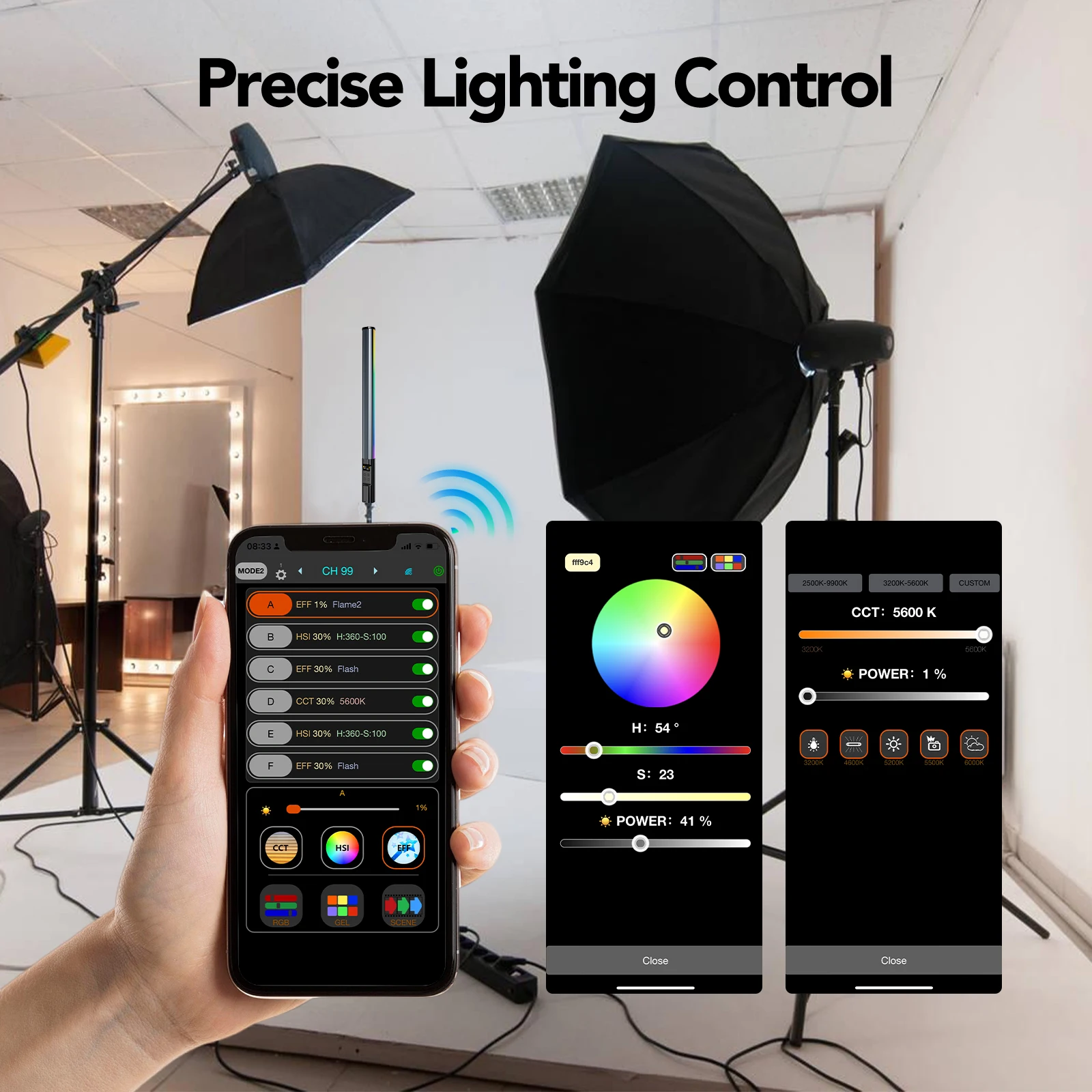 RGB Photography Light Wand Han – обзор и цена Photography Lighting App