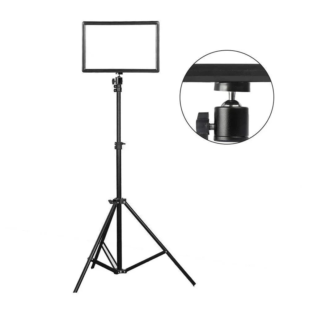 Camera Ball Head Adapter with  – обзор и цена Photography Video Lighting Kit With Adjustable Tripod Stand