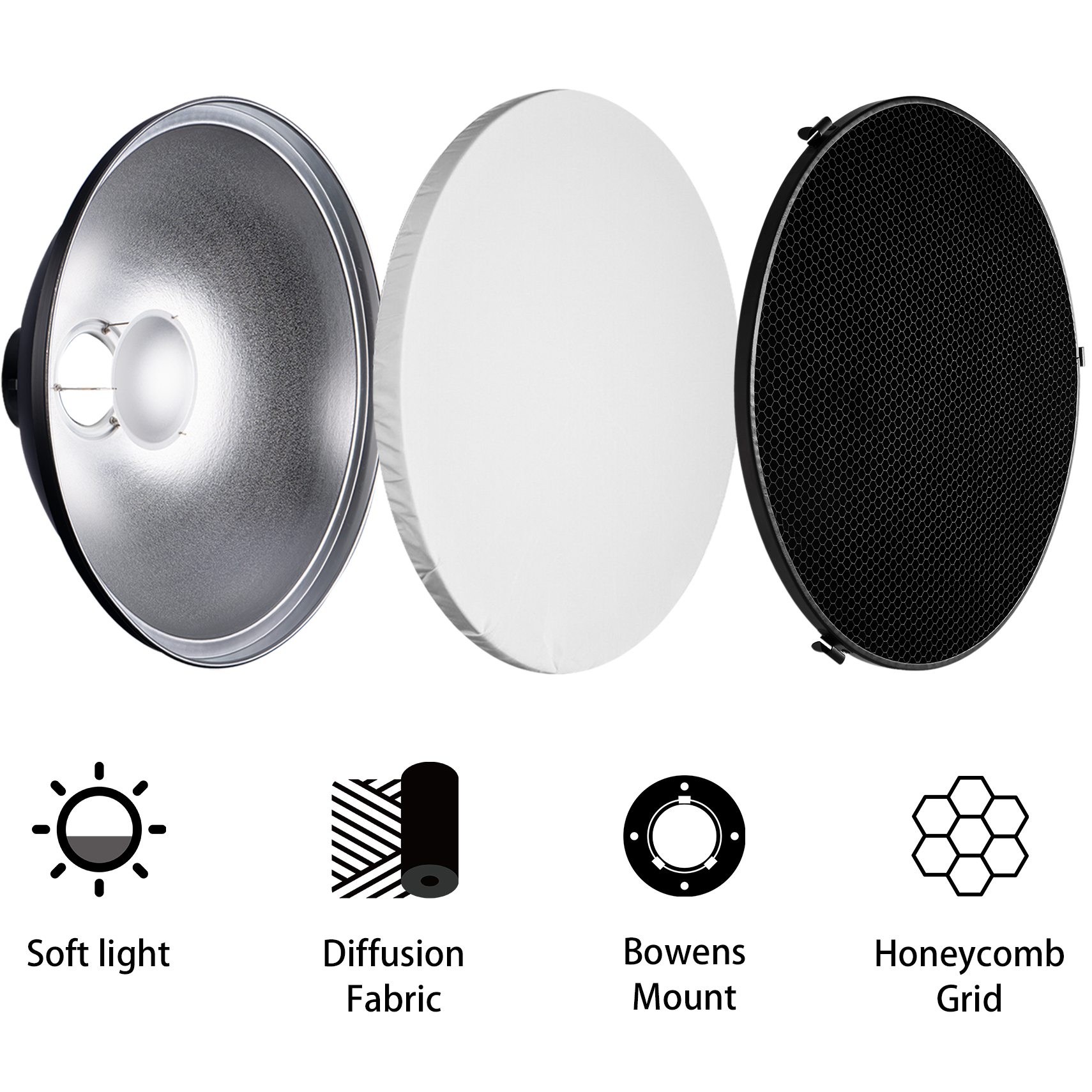 Selens 70cm Silver/White Inter – обзор и цена Photography Lighting Mount