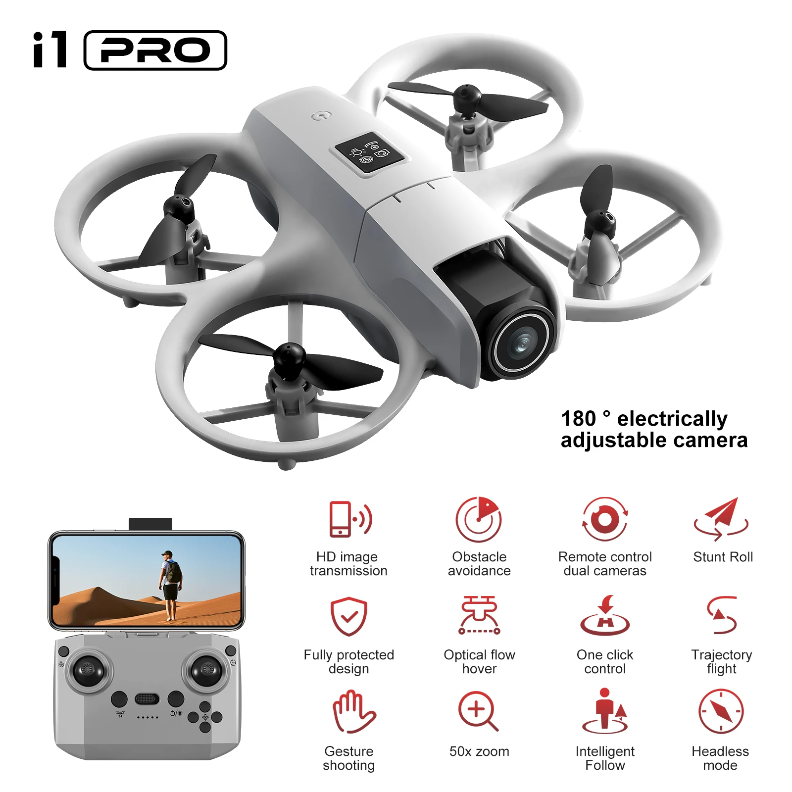 New i1 PRO Drone 4K HD Dual Ca – обзор и цена Photography Lighting App