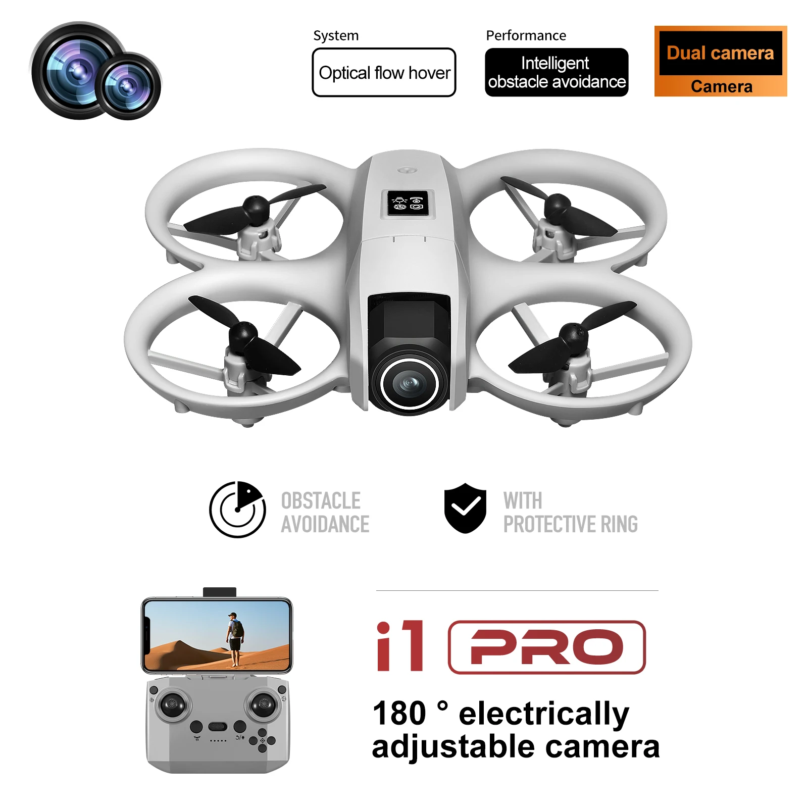 New i1 PRO Drone 4K HD Dual Ca – обзор и цена Photography Lighting App