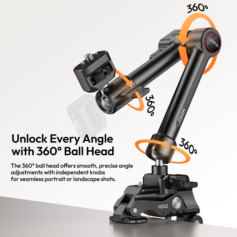Ulanzi HD02 Magic Arm Kit 10-i – обзор и цена Photography Video Lighting Kit With Adjustable Tripod Stand