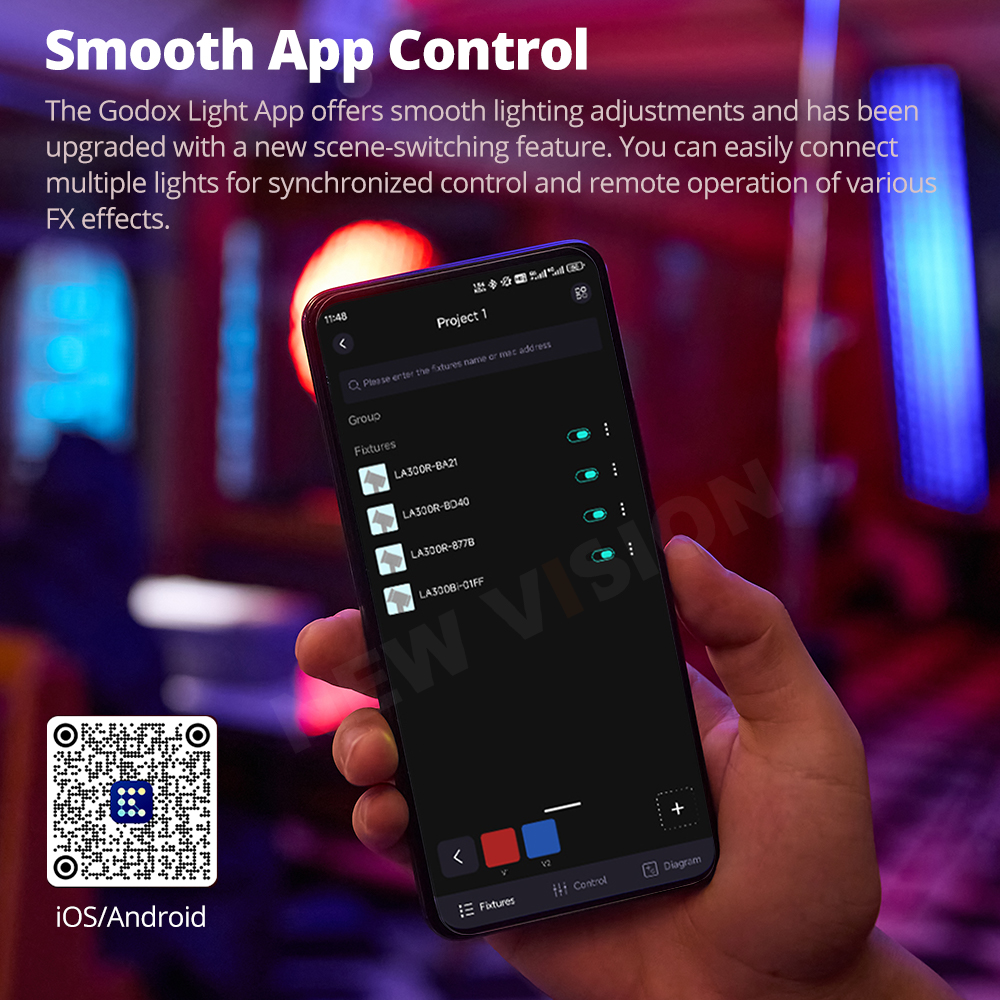 GODOX LITEMONS Full-color LED  – обзор и цена Photography Lighting App