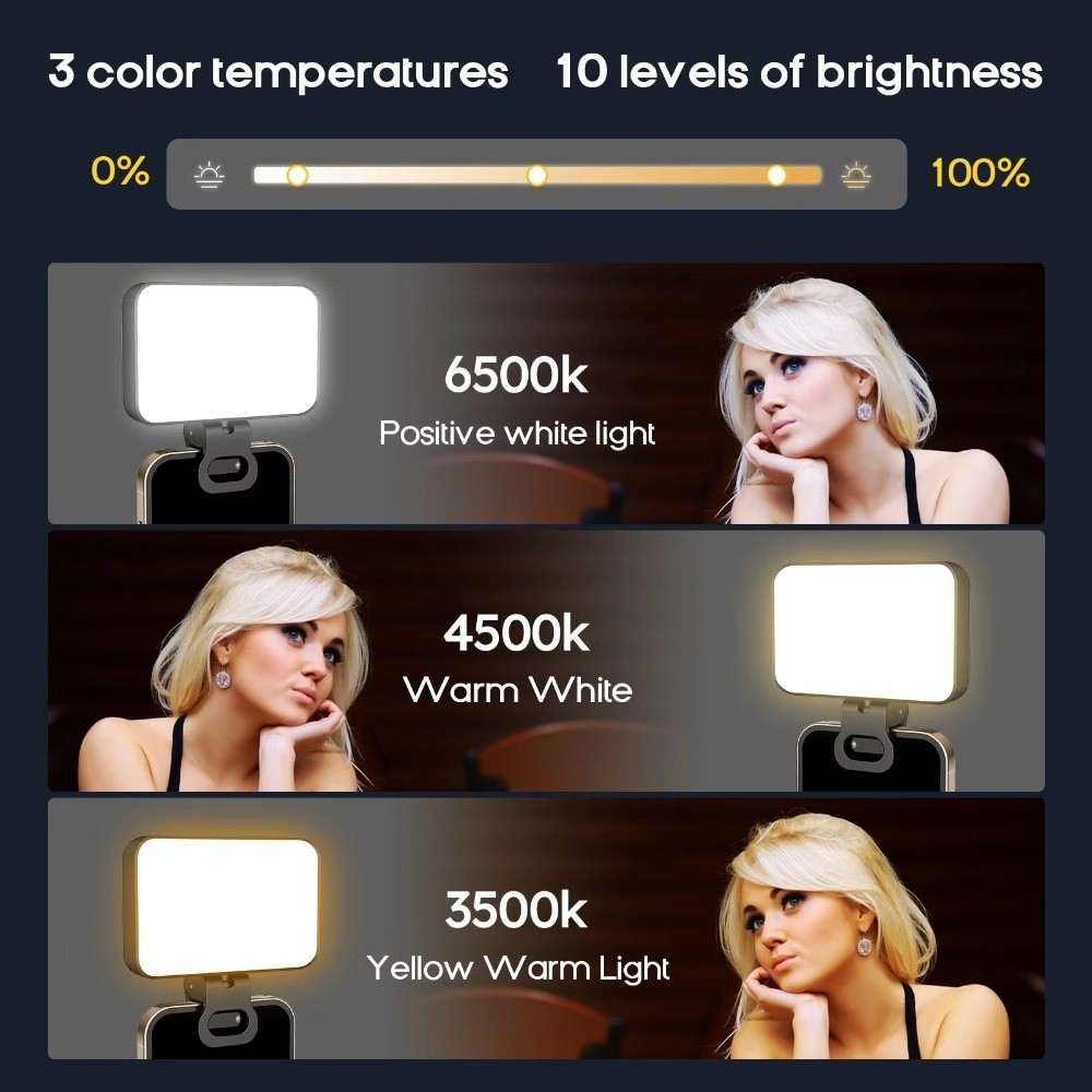 800/1000mAh LED Selfie Light U – обзор и цена Photography Lighting Flash