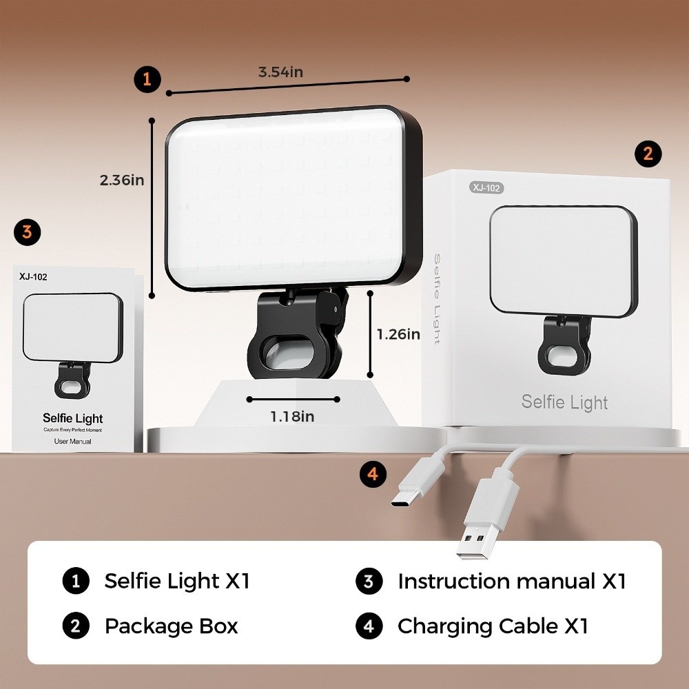 800/1000mAh LED Selfie Light U – обзор и цена Photography Lighting Flash
