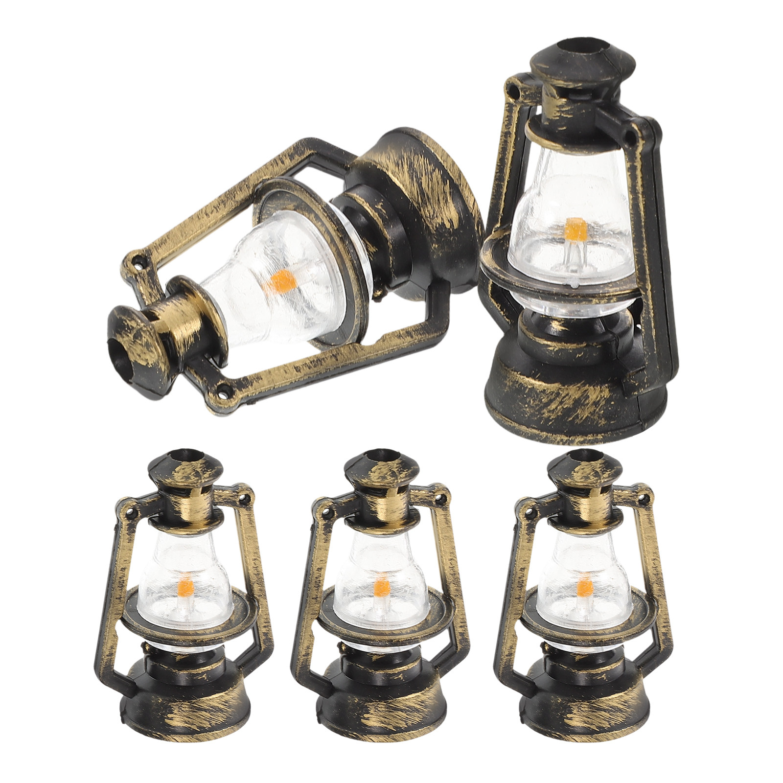 5Pcs Miniature Retro Lamp Vint – обзор и цена Vintage Photography Lighting