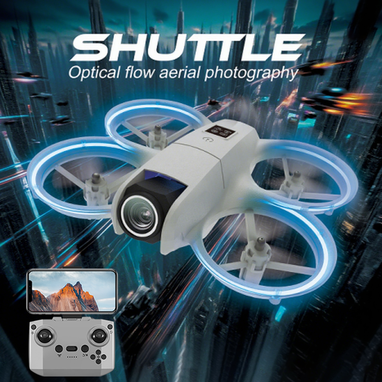 NEW 2026 Mini Foldable Drone W – обзор и цена Photography Lighting Position