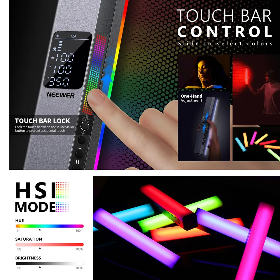 For NEEWER RGB Magnetic Handhe – обзор и цена Photography Lighting App