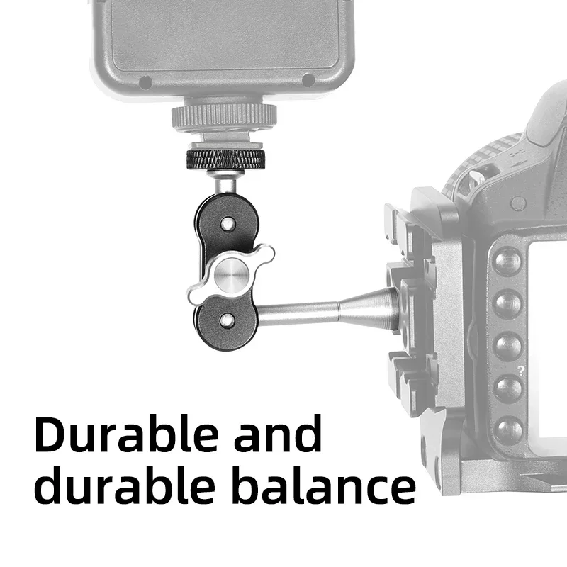 Mini Magic Arm Double Ball hea – обзор и цена Photography Video Lighting Kit With Adjustable Tripod Stand