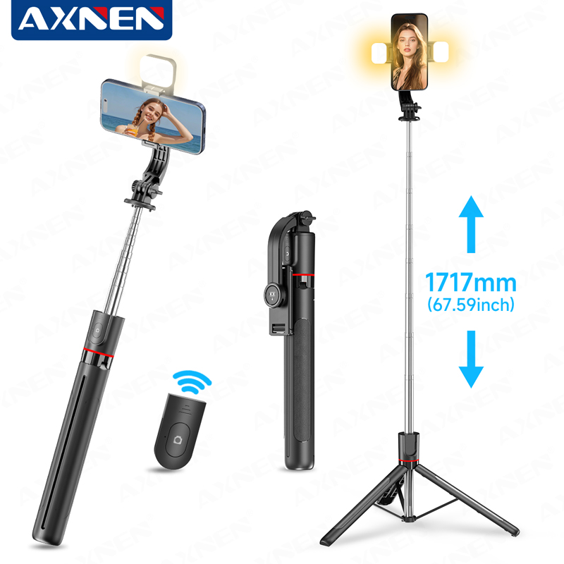 AXNEN F15 Extendable Selfie St – обзор и цена Photography Video Lighting Kit With Adjustable Tripod Stand
